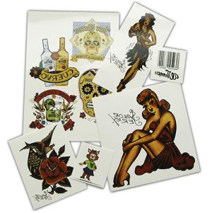 Custom Printed Temporary Tattoos with company design